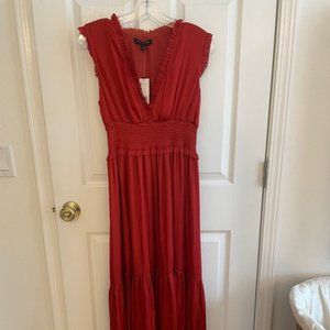 NWT Banana Republic  Soft Satin Maxi dress size 8